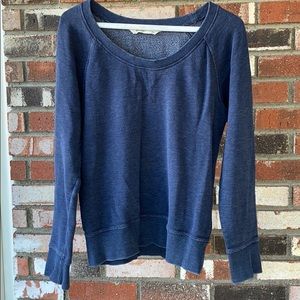 WOMENS Old Navy Blue Crewneck Sweater Size XS MADE IN CAMBODIA🇰🇭💙🩵